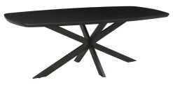 Sale Livingfurn Deens Ovale Eettafel Jesper Mangohout, kleur Zwart