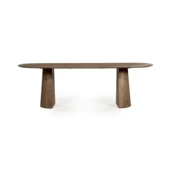 Clearance Eleonora Deens Ovale Eettafel Lune Mangohout, kleur Bruin