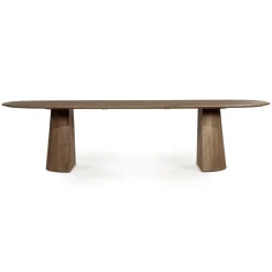 Clearance Eleonora Deens Ovale Eettafel Lune Mangohout, kleur Bruin