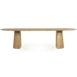 Outlet Eleonora Deens Ovale Eettafel Lune Mangohout, kleur Naturel