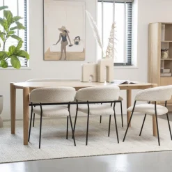 Sale Eleonora Deens Ovale Eettafel Selbu Eiken Naturel