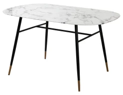 Sale Artistiq Living Deens Ovale Eettafel Steffani Marmerlook