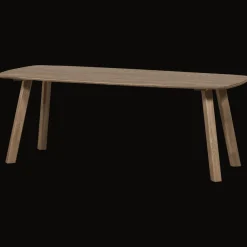 Outlet WOOOD Deens Ovale Eettafel Tablo Eikenhout, Met Haarlem 4-standen poot