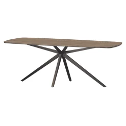 WOOOD Deens Ovale Eettafel Tablo Eikenhout, 220 x 100cm