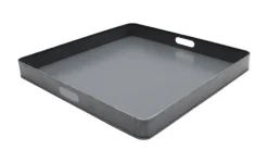 Outlet LABEL51 Dienblad, Metaal, 60 x 60 x 6cm, kleur Grijs