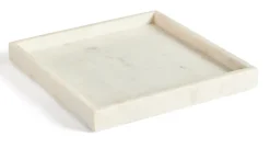 Discount Kave Home Dienblad Serela Marmer, kleur Wit Donkergroen