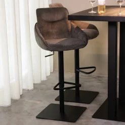 Hot LABEL51 Draaibare Barkruk Beauty kleur (zithoogte 56-82cm) Antraciet