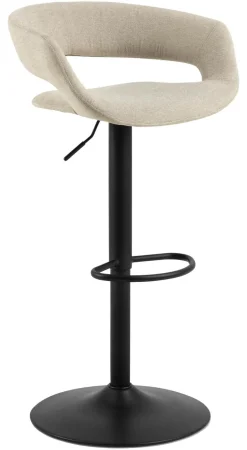 New Bendt Draaibare Barkruk Pia Chenille (zithoogte 59-80cm)