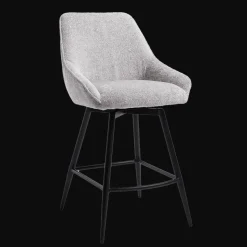 Discount Tower Living Draaibare Barkruk Trino Geweven stof