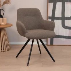 Discount Sohome Draaibare Eetkamerstoel Aimée Bouclé