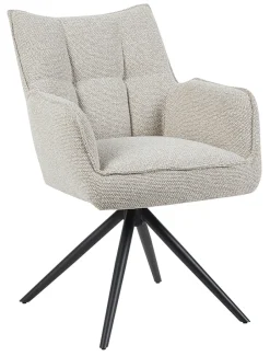 Discount LABEL51 Draaibare Eetkamerstoel Amalfi Bouclé