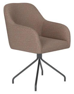 Discount ZILT Draaibare Eetkamerstoel Branda Geweven stof