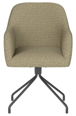 Discount ZILT Draaibare Eetkamerstoel Branda Geweven stof