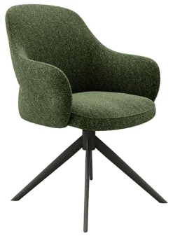 New LABEL51 Draaibare Eetkamerstoel Bern Bouclé