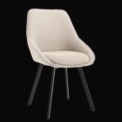 Discount Tower Living Draaibare Eetkamerstoel Borgo Geweven stof