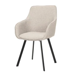 Tower Living Draaibare Eetkamerstoel Borgo Met armleuning, Geweven stof