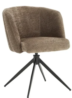 Tower Living Draaibare Eetkamerstoel Cuvio Geweven stof