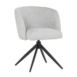 Tower Living Draaibare Eetkamerstoel Cuvio Geweven stof