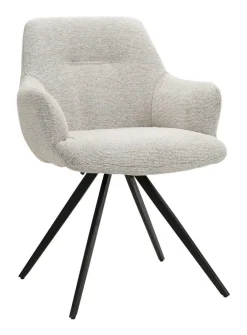 Clearance Livingfurn Draaibare Eetkamerstoel Doreen kleur Naturel