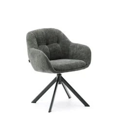 Outlet Kave Home Draaibare Eetkamerstoel Dorina Chenille