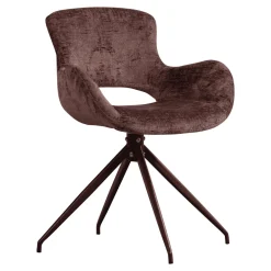 Best WOOOD Draaibare Eetkamerstoel Eliva Structure Velvet