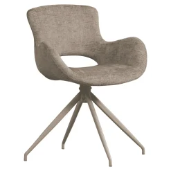 Best WOOOD Draaibare Eetkamerstoel Eliva Structure Velvet