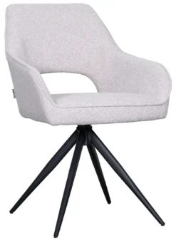 Sale LABEL51 Draaibare Eetkamerstoel Finley Bouclé