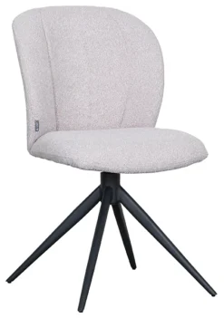 LABEL51 Draaibare Eetkamerstoel Kimo Bouclé
