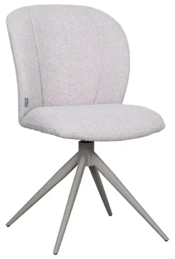LABEL51 Draaibare Eetkamerstoel Kimo Bouclé