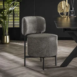 Online LifestyleFurn Draaibare Eetkamerstoel Karlita Bouclé