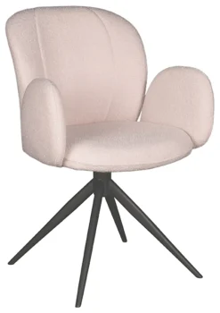 Discount LABEL51 Draaibare Eetkamerstoel Kimball Bouclé