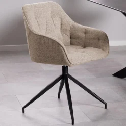 Online Bendt Draaibare Eetkamerstoel Loren Bouclé