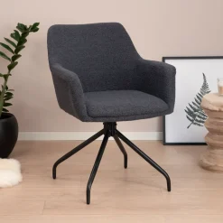 Sohome Draaibare Eetkamerstoel Lori Bouclé