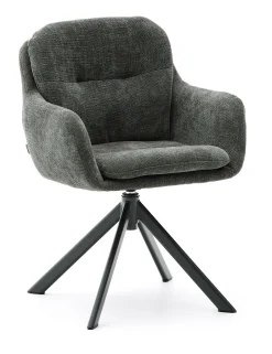 Kave Home Draaibare Eetkamerstoel Lexa Chenille