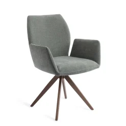 Clearance Jesper Home Draaibare Eetkamerstoel Misaki Turn Brown