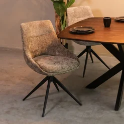 Clearance LABEL51 Draaibare Eetkamerstoel Marlow Elite stof