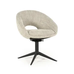 Clearance Eleonora Draaibare Eetkamerstoel Nol Bouclé