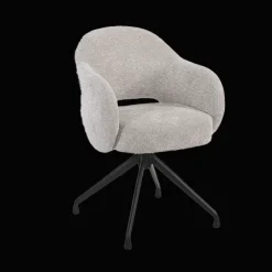 Discount Tower Living Draaibare Eetkamerstoel Porto Geweven stof