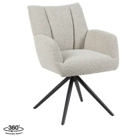 Sale LABEL51 Draaibare Eetkamerstoel Padua Bouclé