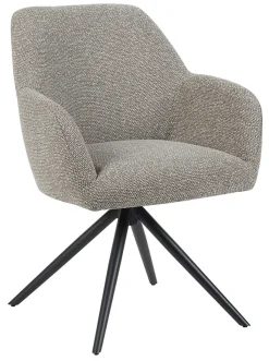 Discount LABEL51 Draaibare Eetkamerstoel Sayuri Bouclé