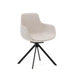 Hot Kave Home Draaibare Eetkamerstoel Tissiana Chenille