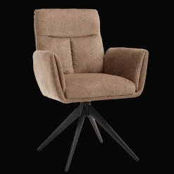 New Tower Living Draaibare Eetkamerstoel Varzo Bouclé
