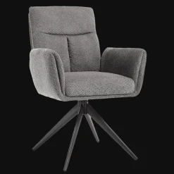 New Tower Living Draaibare Eetkamerstoel Varzo Bouclé