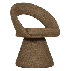 Outlet WOOOD Draaibare Eetkamerstoel Winter Geweven stof