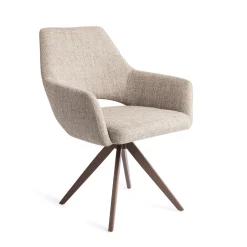 Outlet Jesper Home Draaibare Eetkamerstoel Yanai Turn Brown
