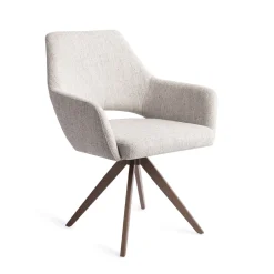 Outlet Jesper Home Draaibare Eetkamerstoel Yanai Turn Brown