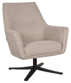 Online LABEL51 Draaibare Fauteuil Tod Bouclé Naturel