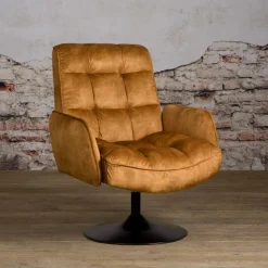 Online Tower Living Draaibare Fauteuil Tropea Velvet