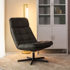 LABEL51 Draaifauteuil Alvar kleur Antraciet
