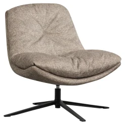 Best WOOOD Draaifauteuil Arve Geweven stof, kleur Naturel